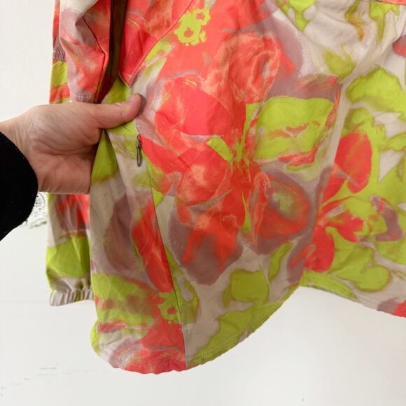 NWT Municipal Sport Utility Anorak Jacket in Wildflower Hooded Windbreaker M - Picture 8 of 13